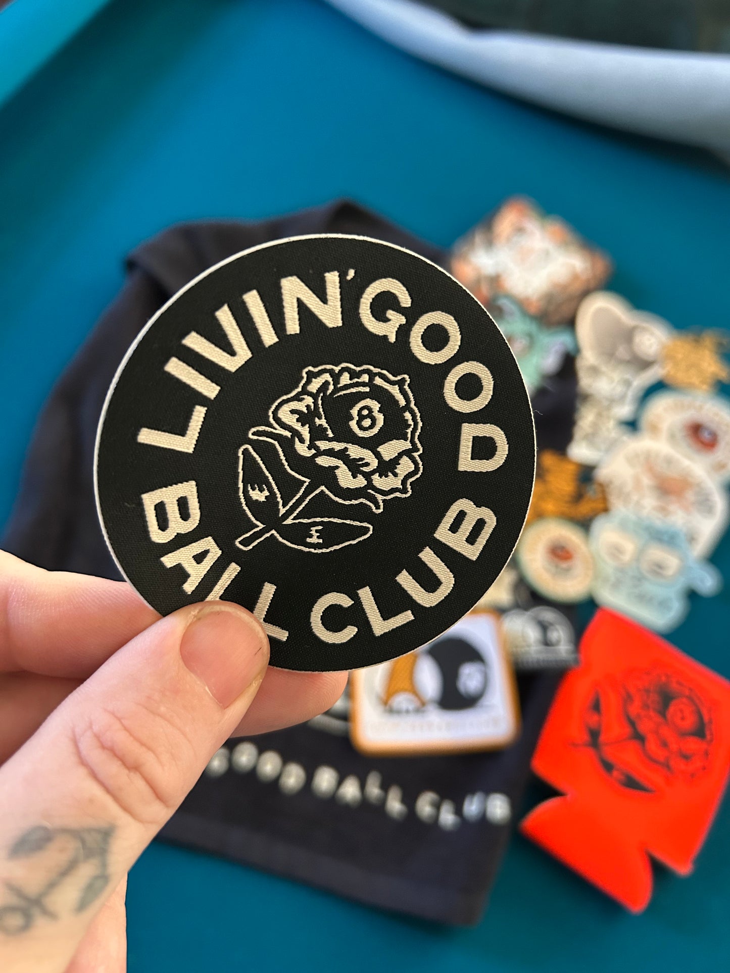 3" Rose Logo Sticker Patch