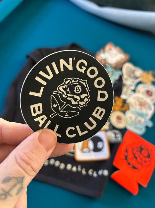 3" Rose Logo Sticker Patch