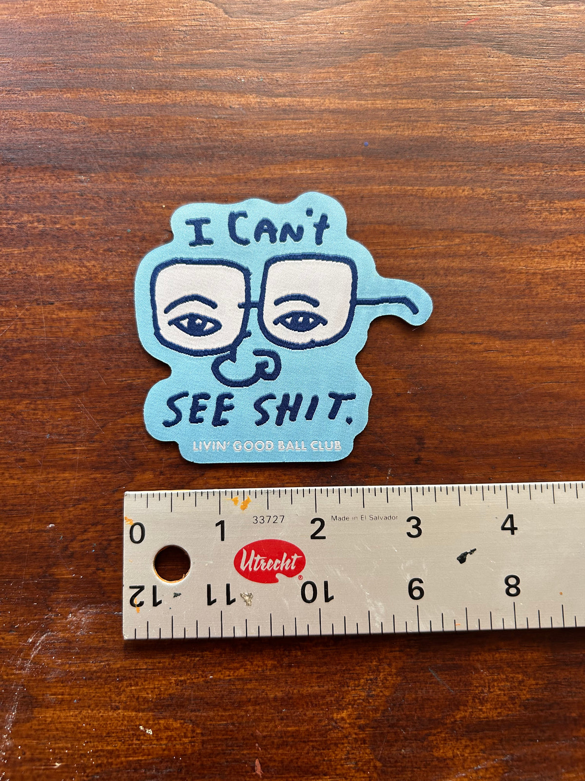 3" Can't See Shit Patch