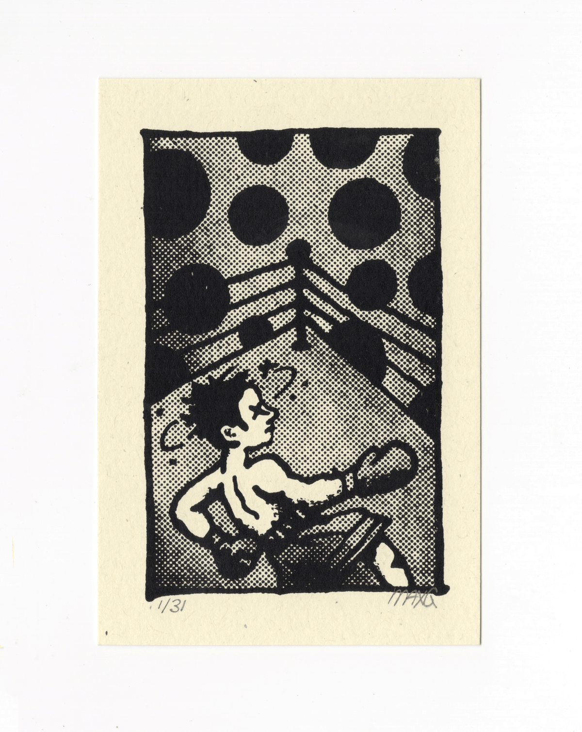 Spots 4x6 Screen Print
