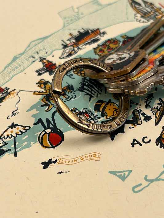 Fishbone Key Ring
