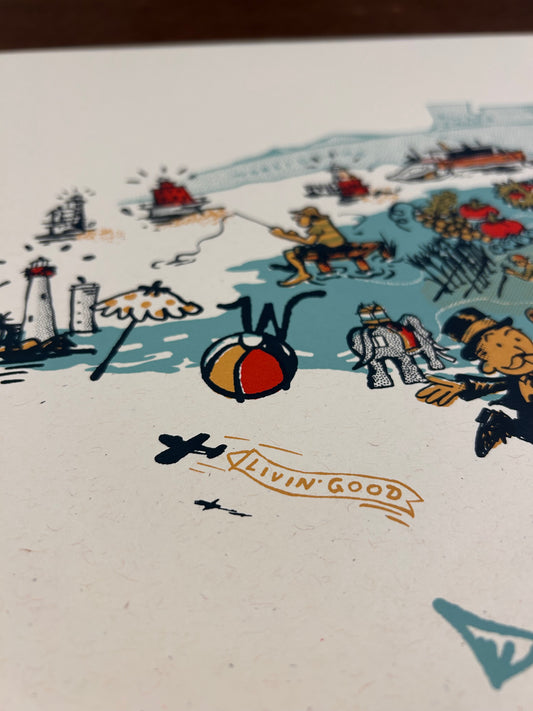 Country of New Jersey Screen Print