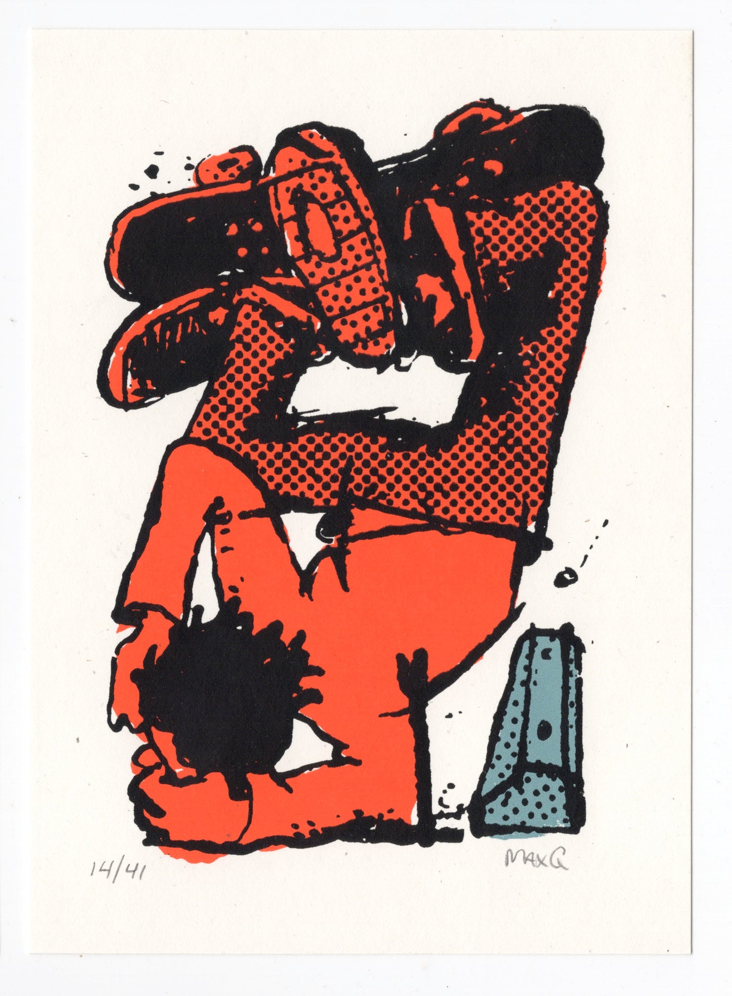 Skatin' - 5x7 Screen Print