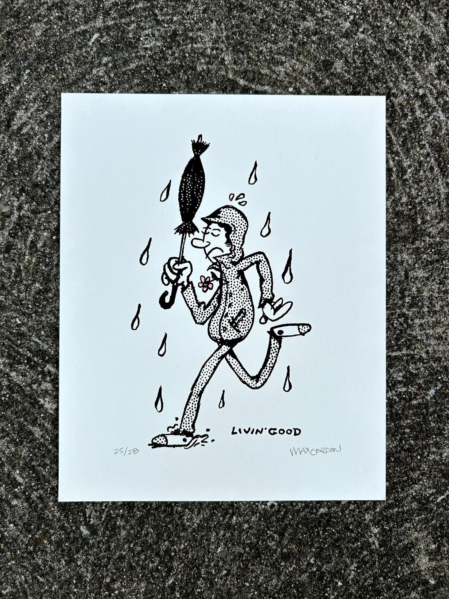 Covered 8x10 Screen Print
