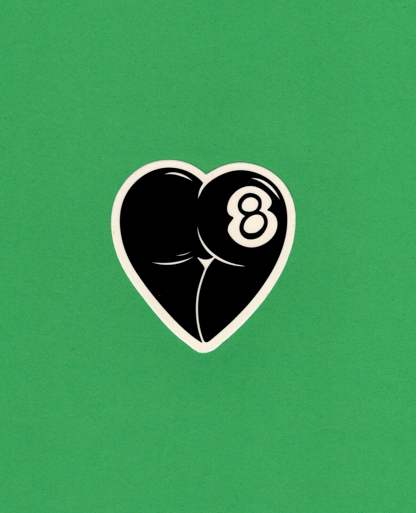 8 of Hearts Sticker