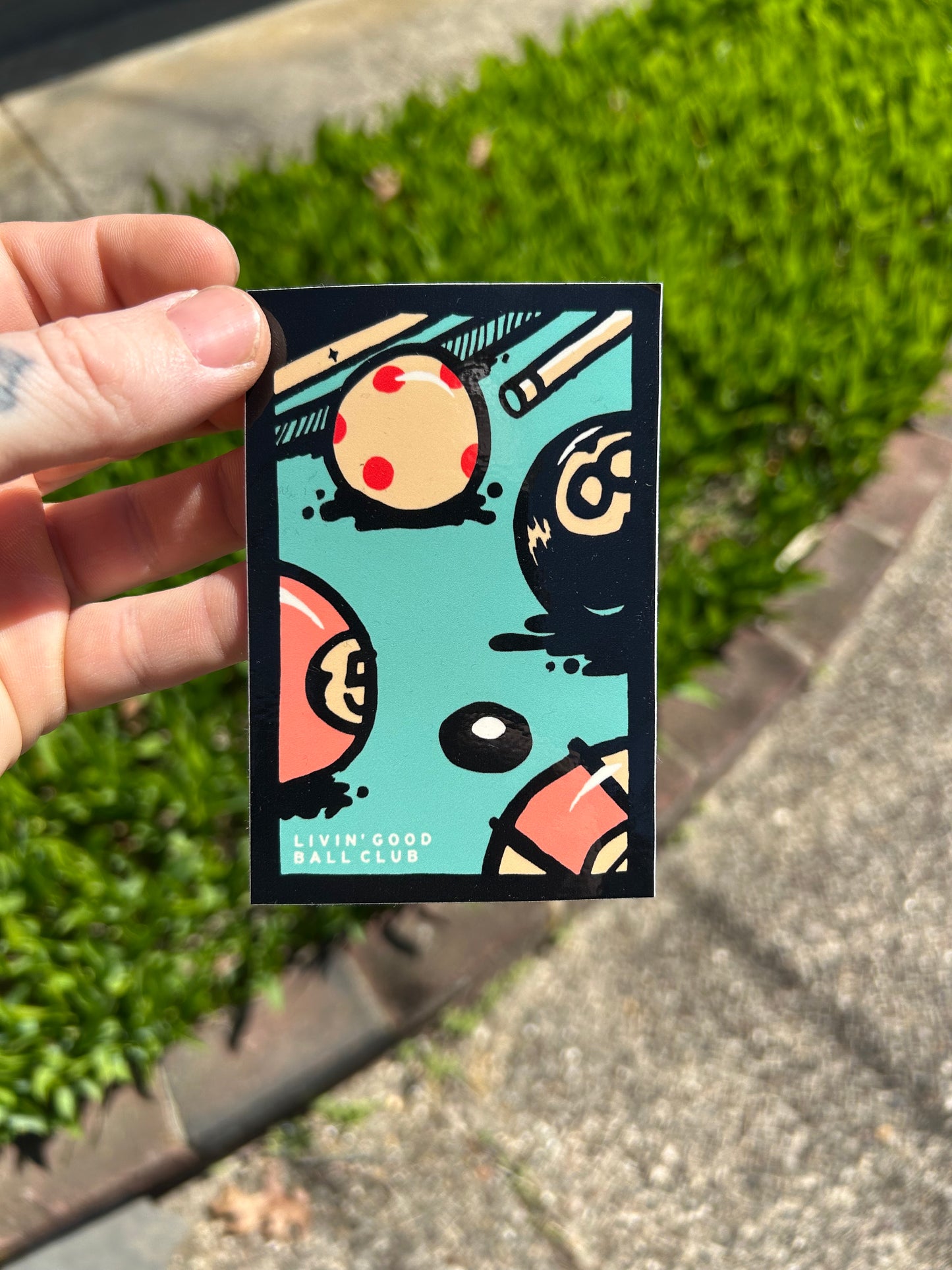 Balls Sticker 3" Sticker