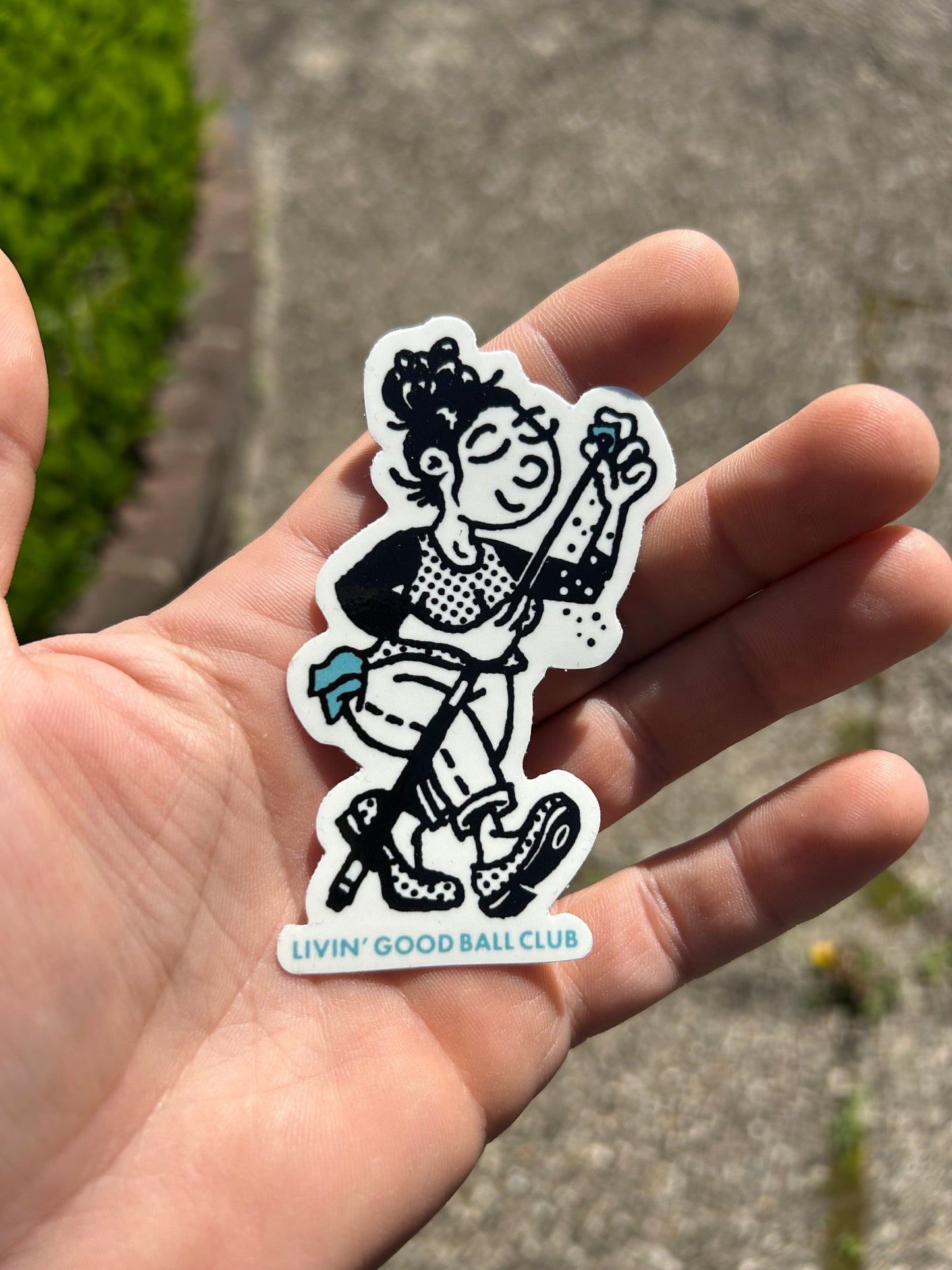 Chalkin' Girl 3" sticker