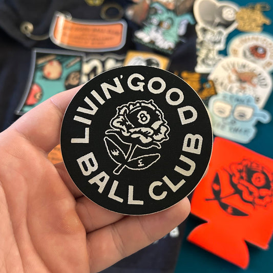3" Rose Logo Sticker Patch