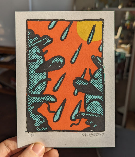 2 Face - 5x7 Screen Print