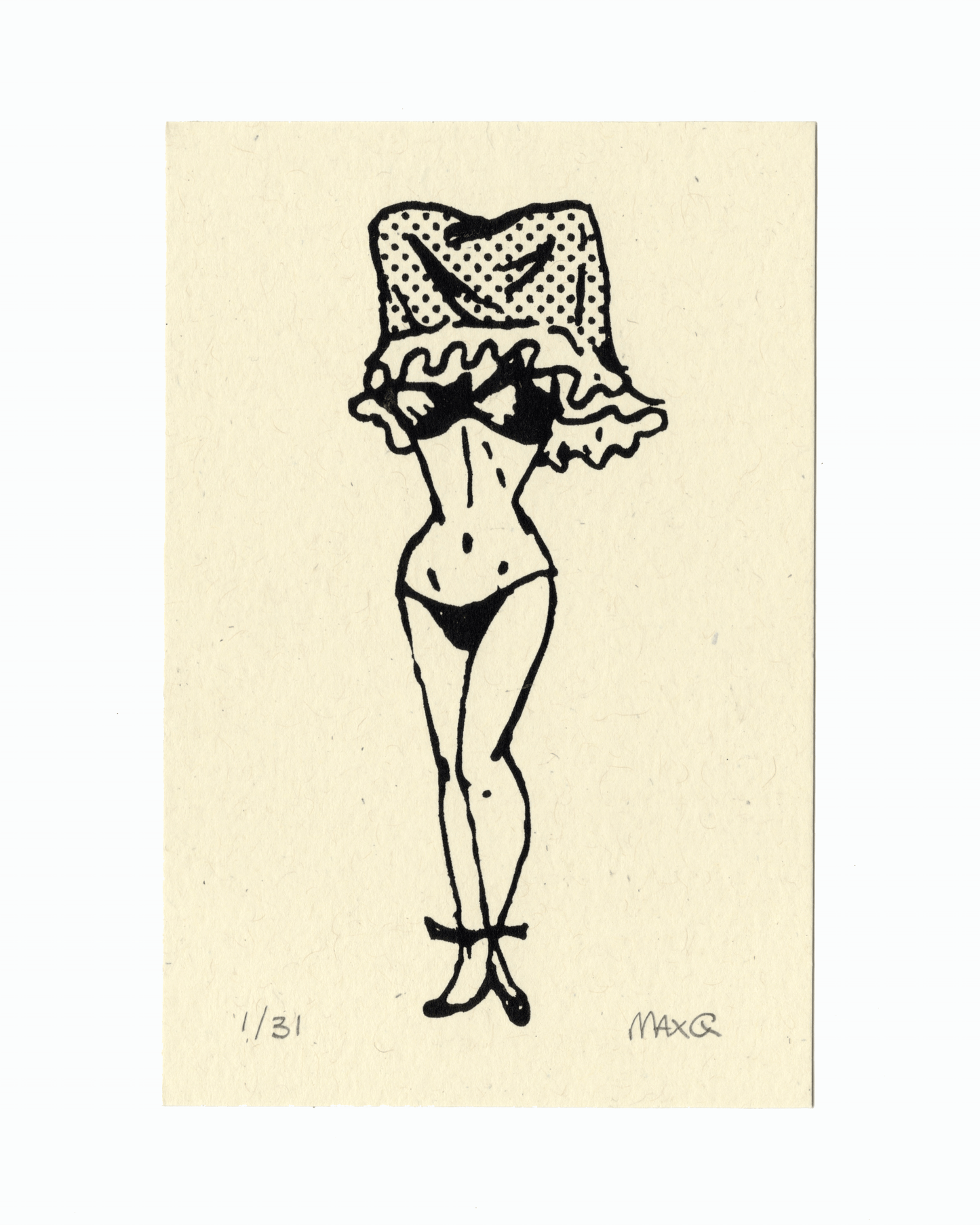 Selfie 4x5 Screen Print