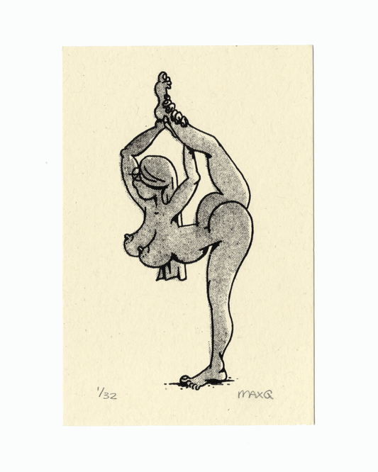 Yoga 4x5 Screen Print