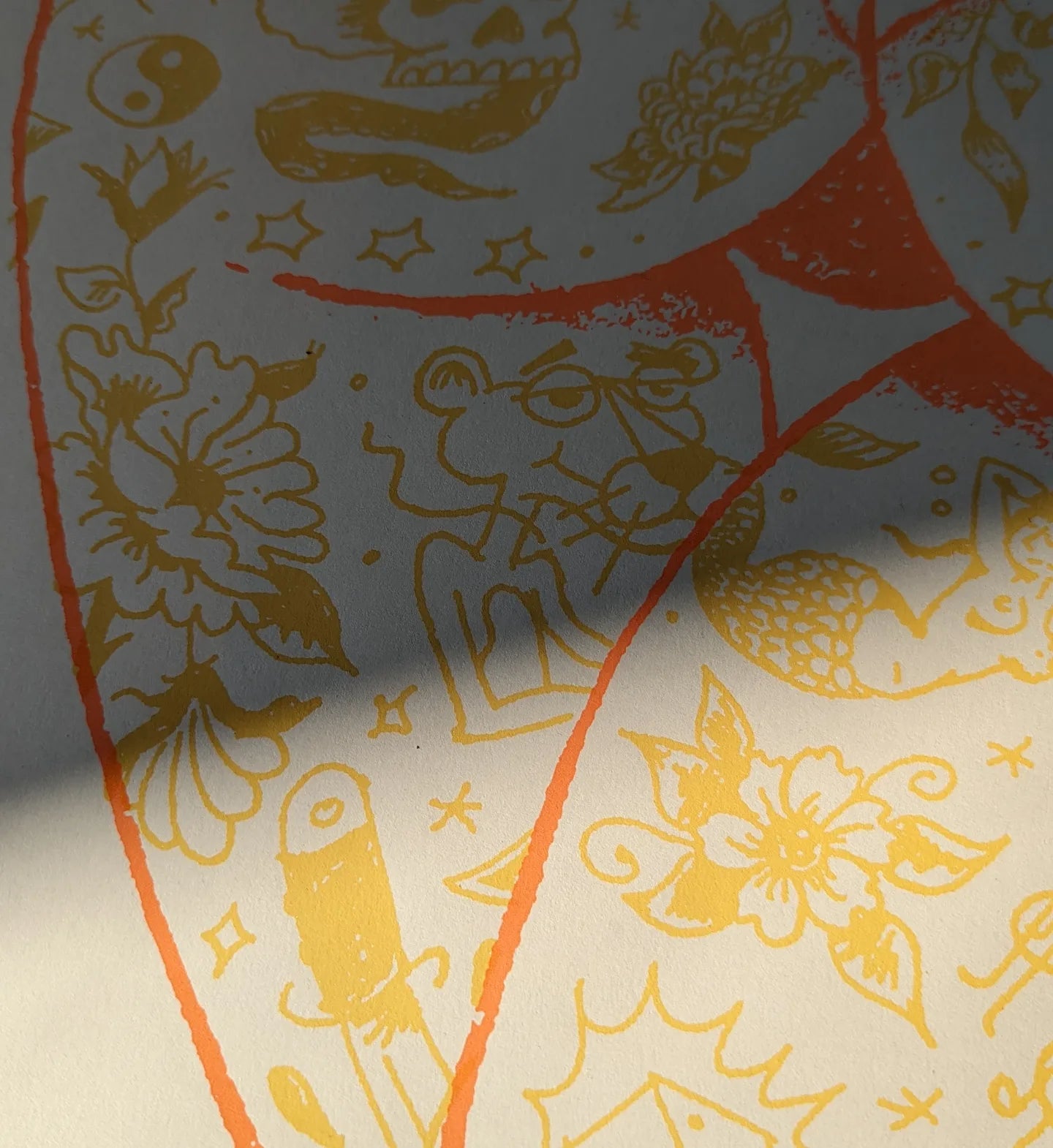 Booty Heart - 18x18 Screen Prints