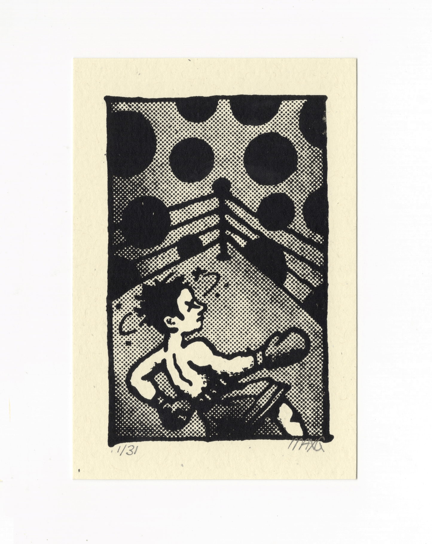 Spots 4x6 Screen Print
