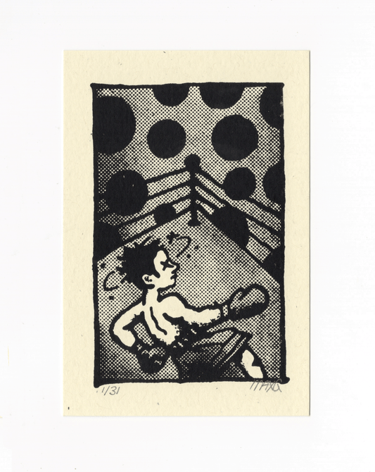 Spots 4x6 Screen Print