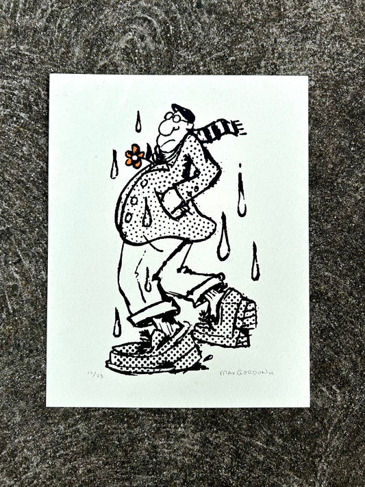 Just a dude - 11x14 Screen Print