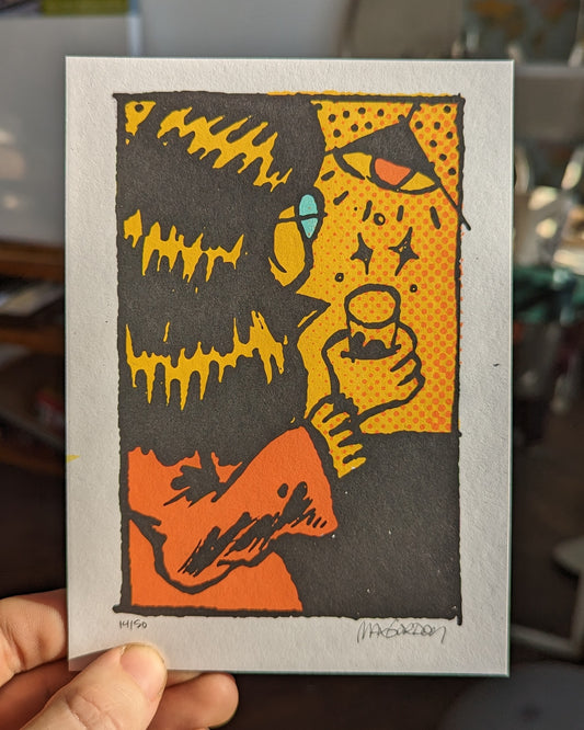 Drink - 5x7 Screen Print