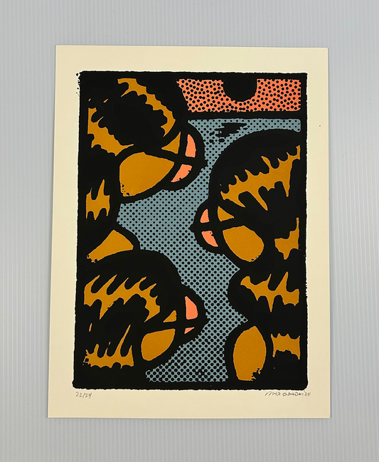 Three Birds - Screen Print - 9x12