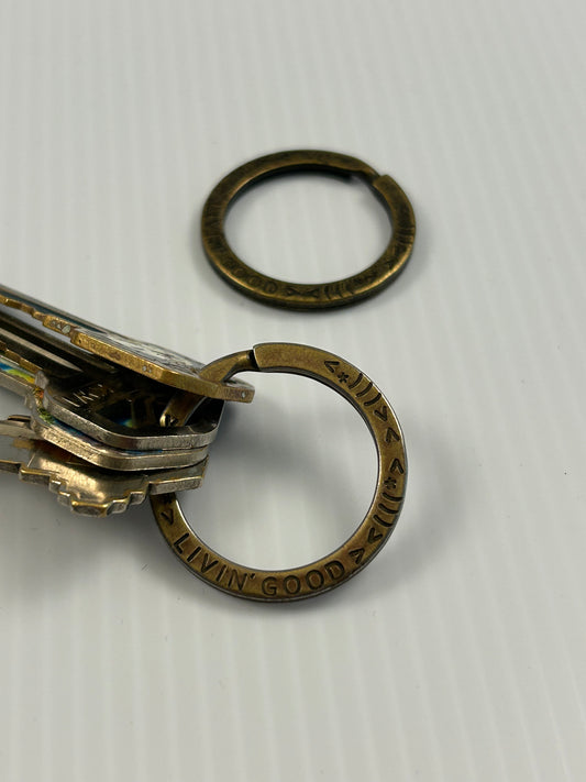 Fishbone Key Ring