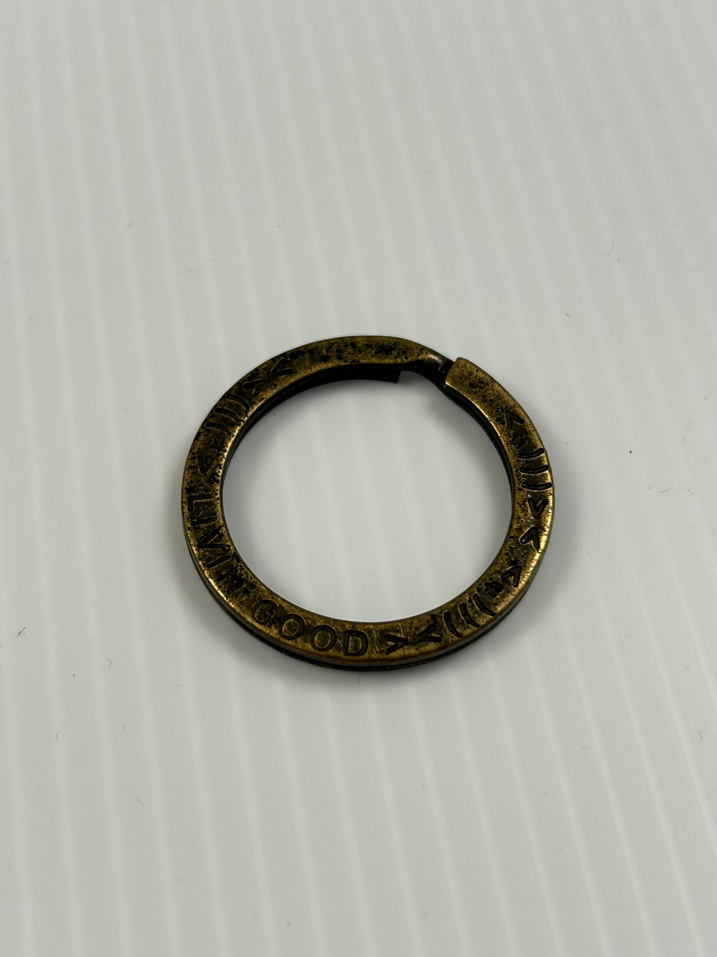 Fishbone Key Ring