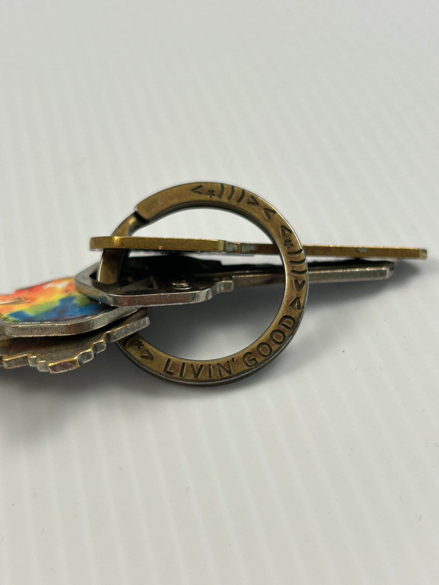 Fishbone Key Ring