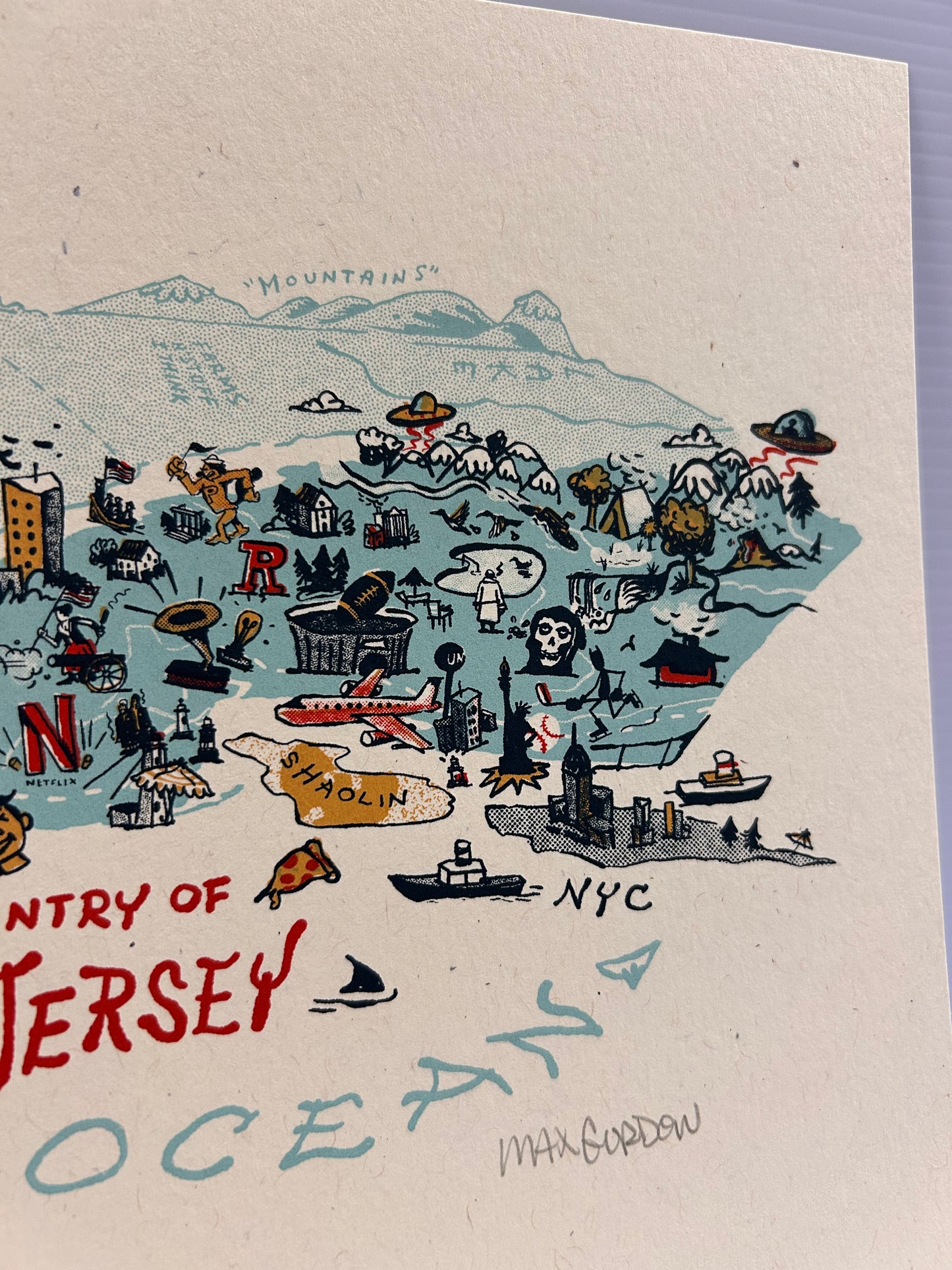 Country of New Jersey Screen Print