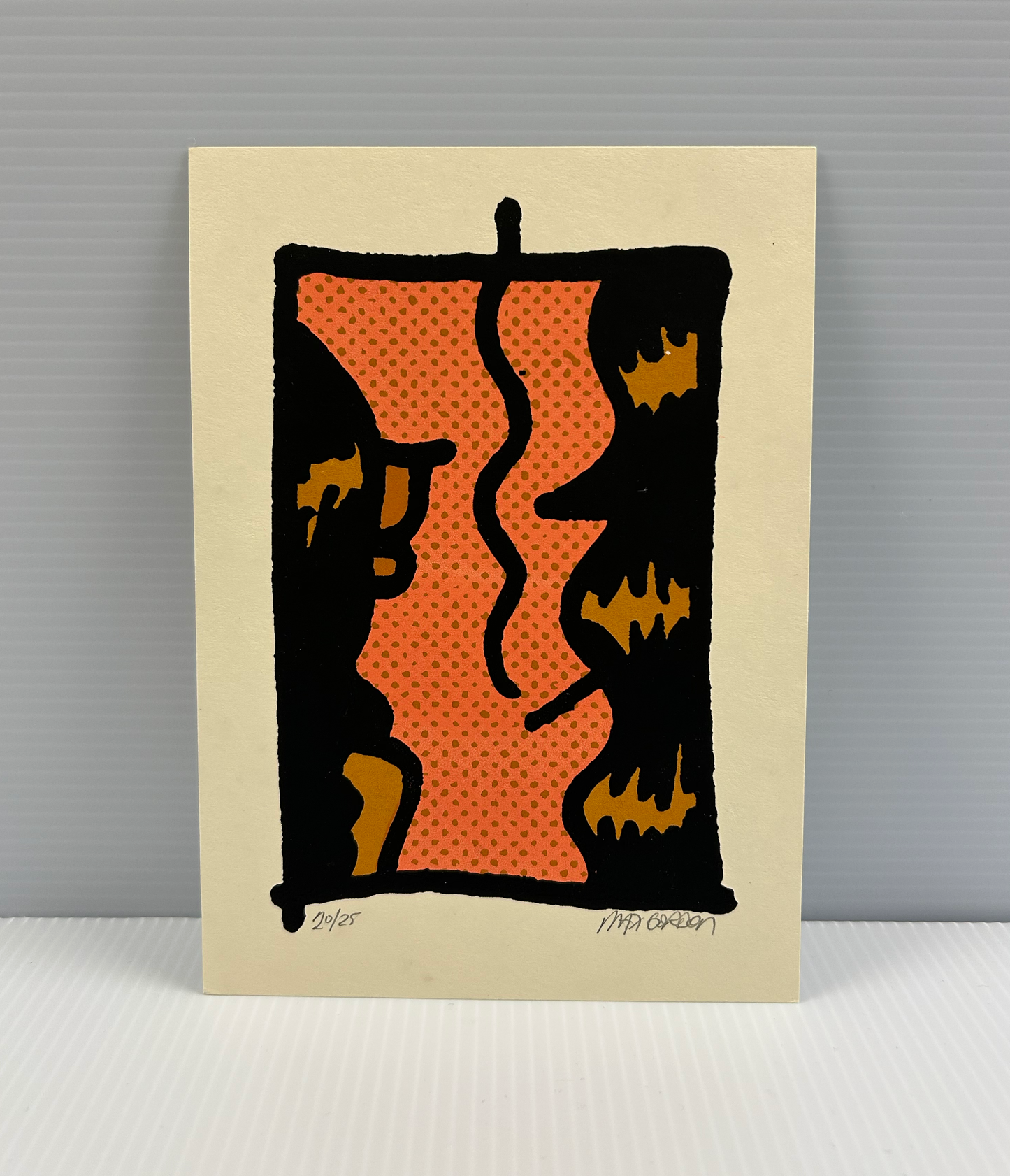 Pink Smoke - 5x7 Screen Print