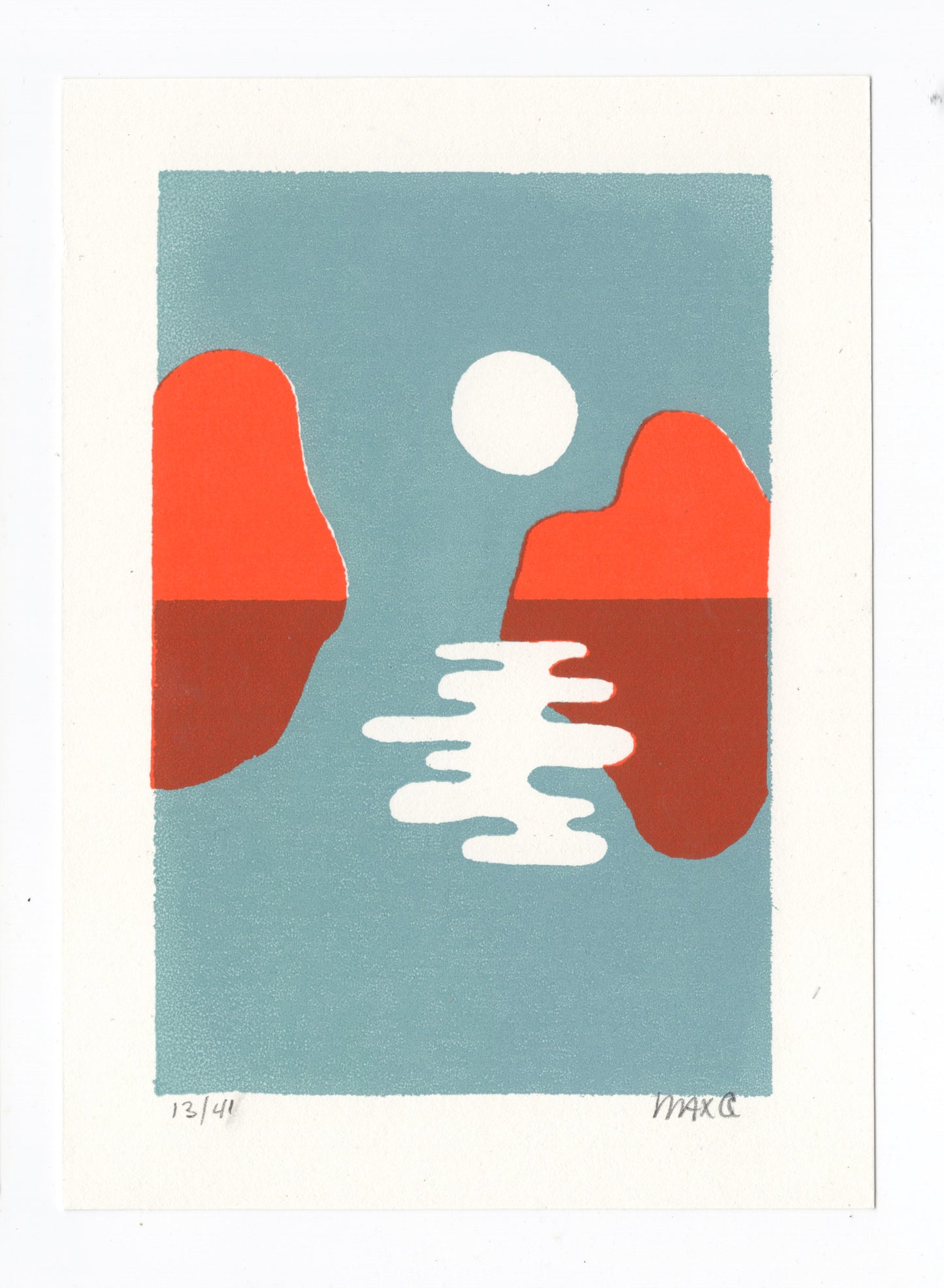 Rocks - 5x7 Screen Print