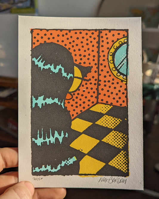 Room - 5x7 Screen Print