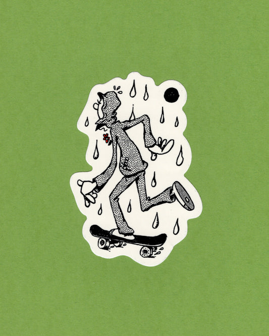 Skatin' Sticker