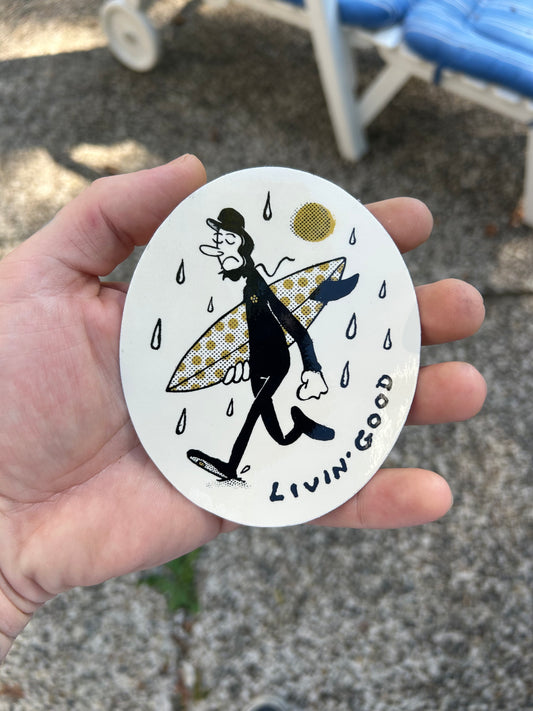 Surfin' Sticker