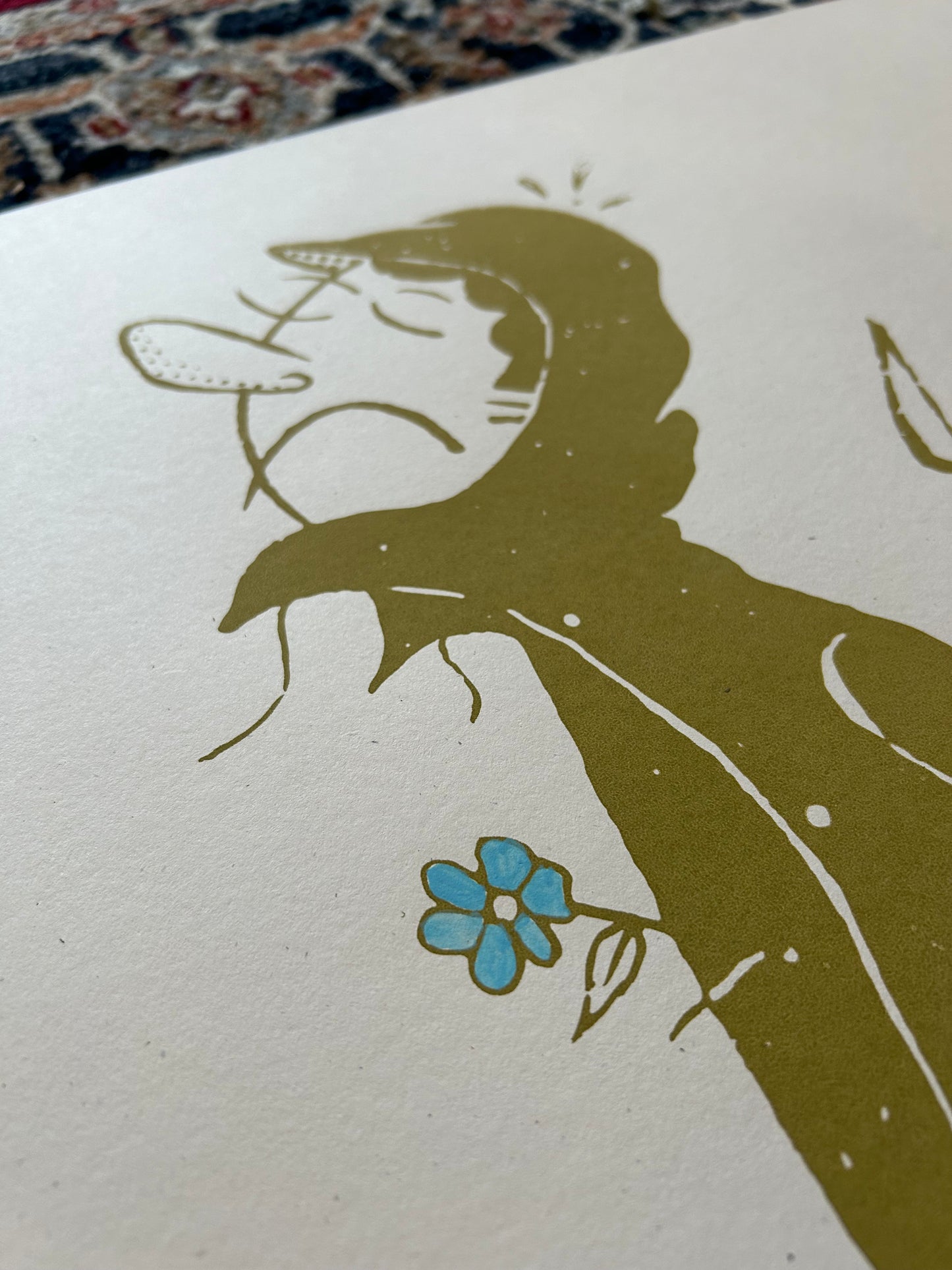 Tan Ink 24x36 Screen Print