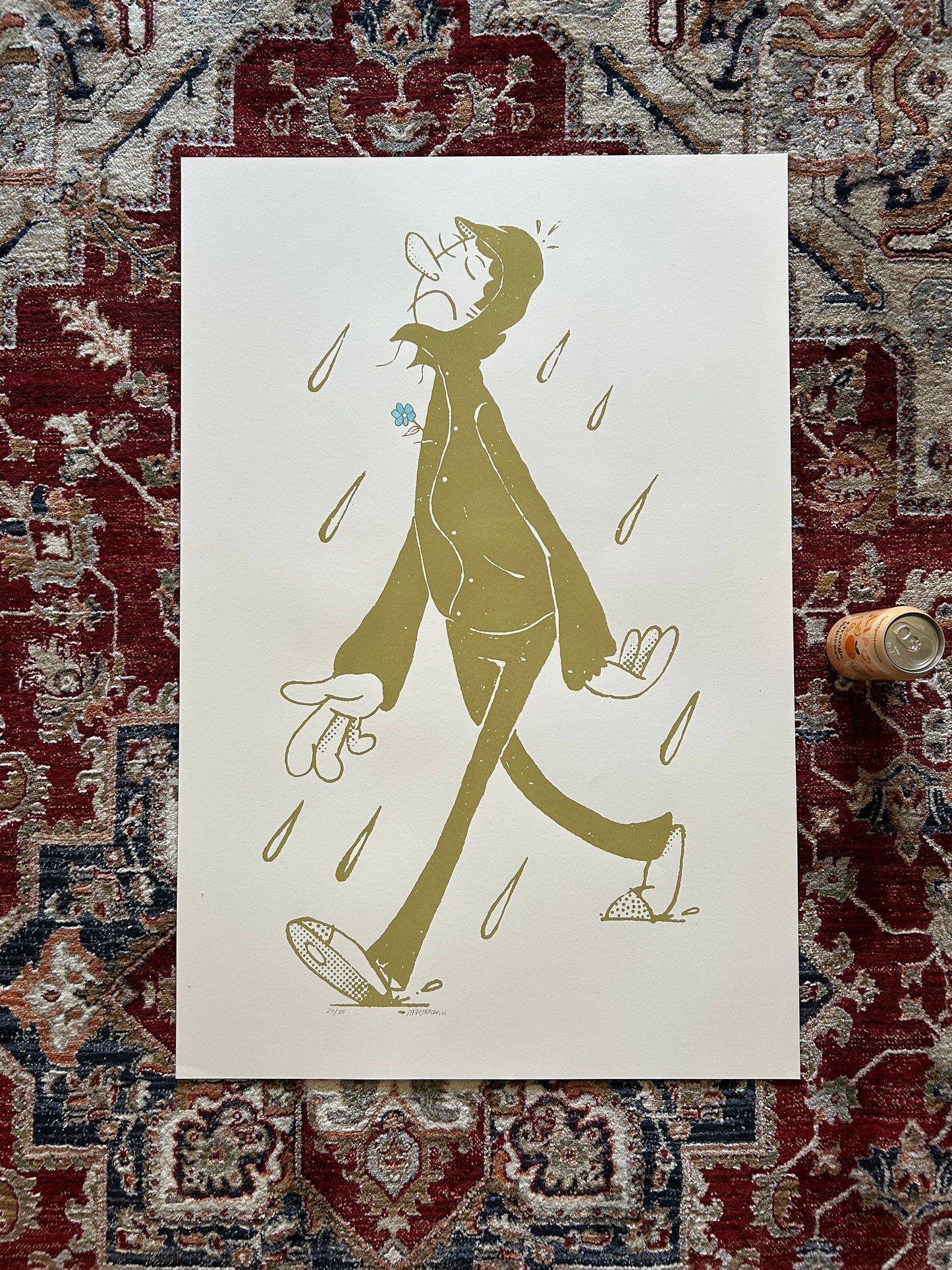 Tan Ink 24x36 Screen Print