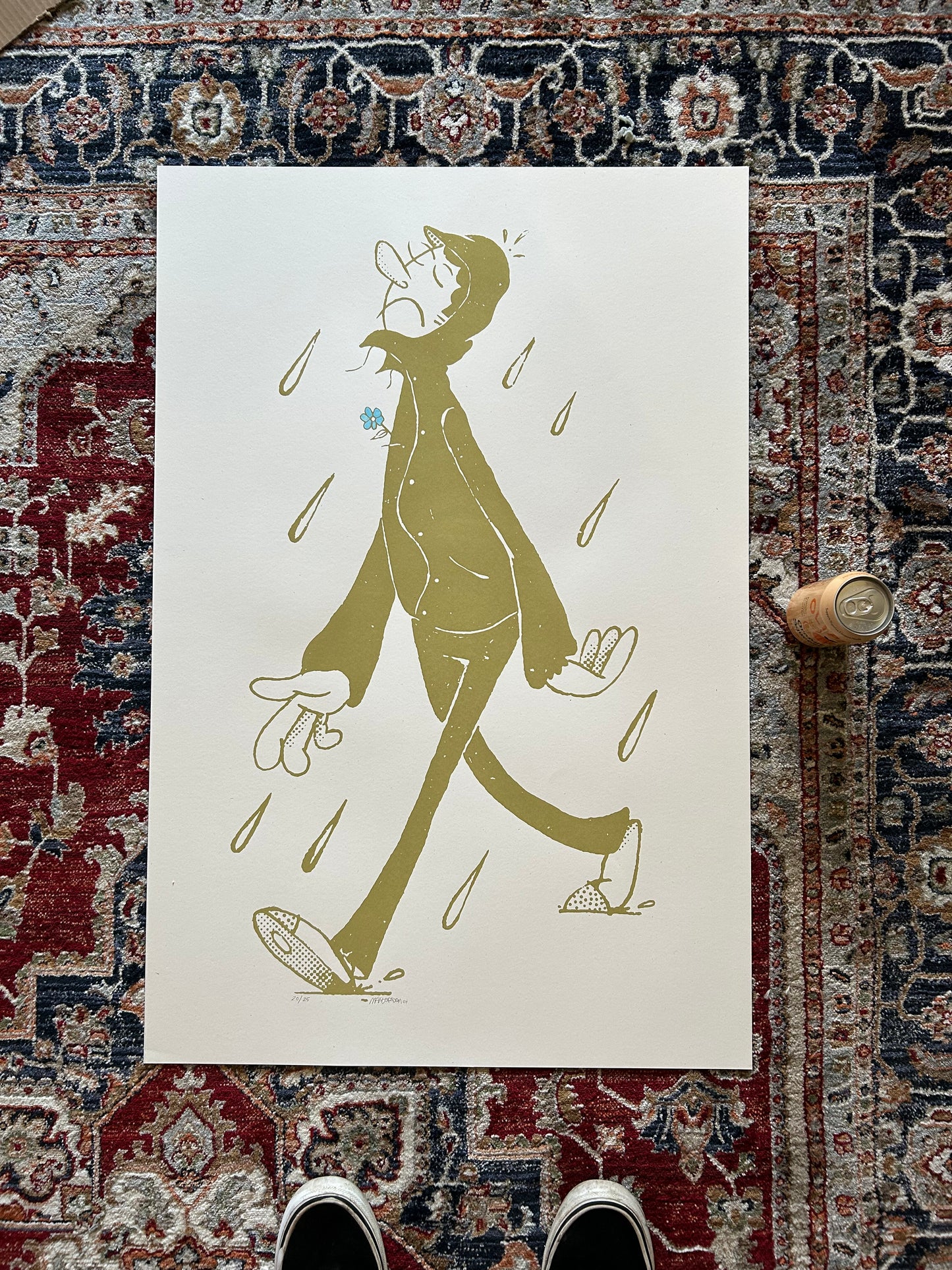 Tan Ink 24x36 Screen Print