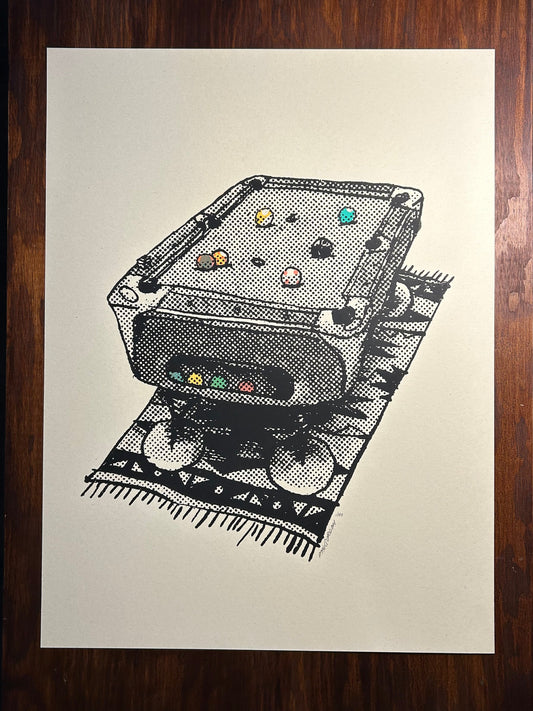 9 Ball • 18x24" Screen Print