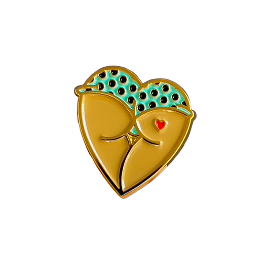 Booty Heart Pin