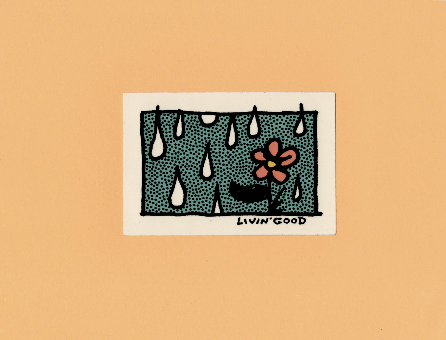 Flower & Dots Sticker
