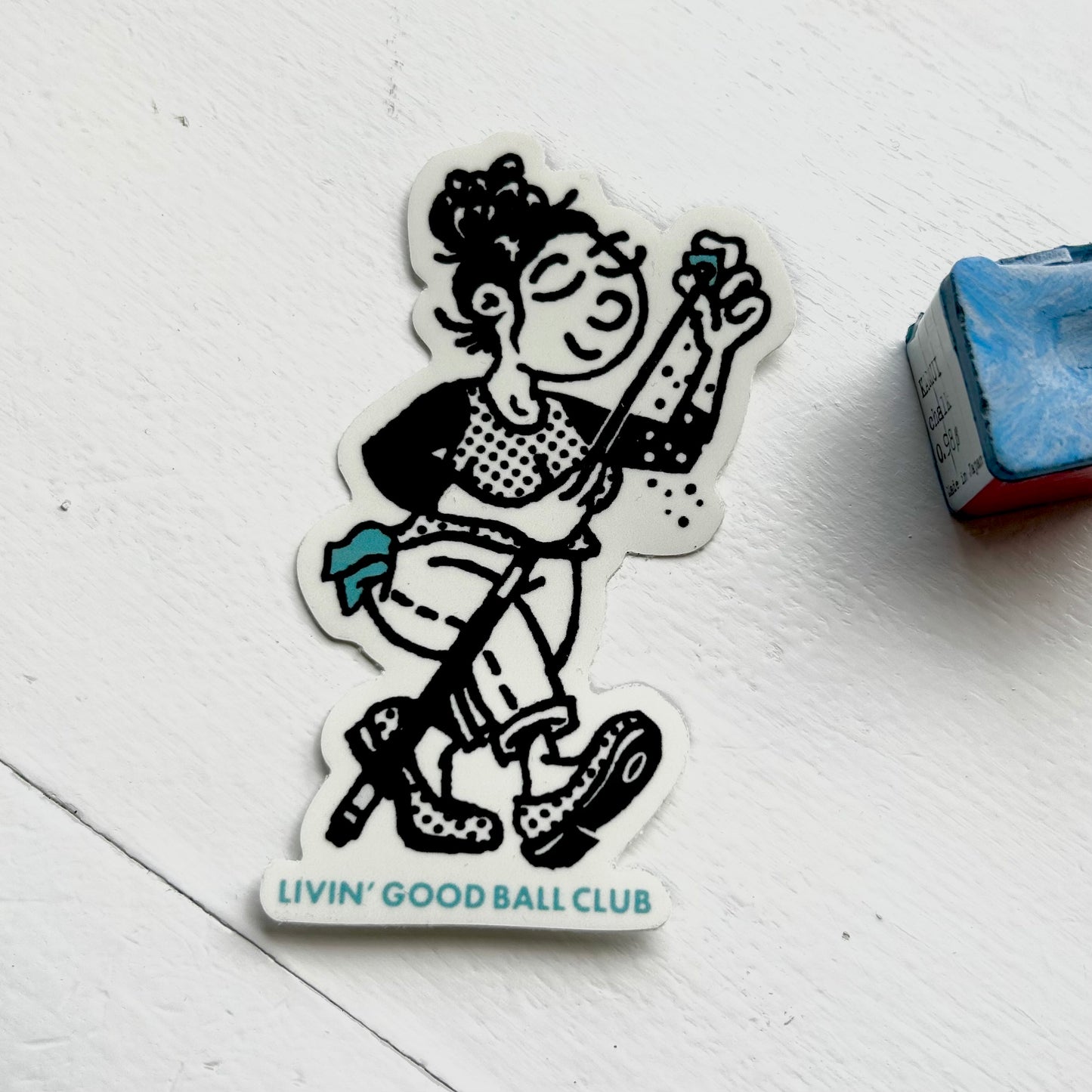 Chalkin' Girl 3" sticker