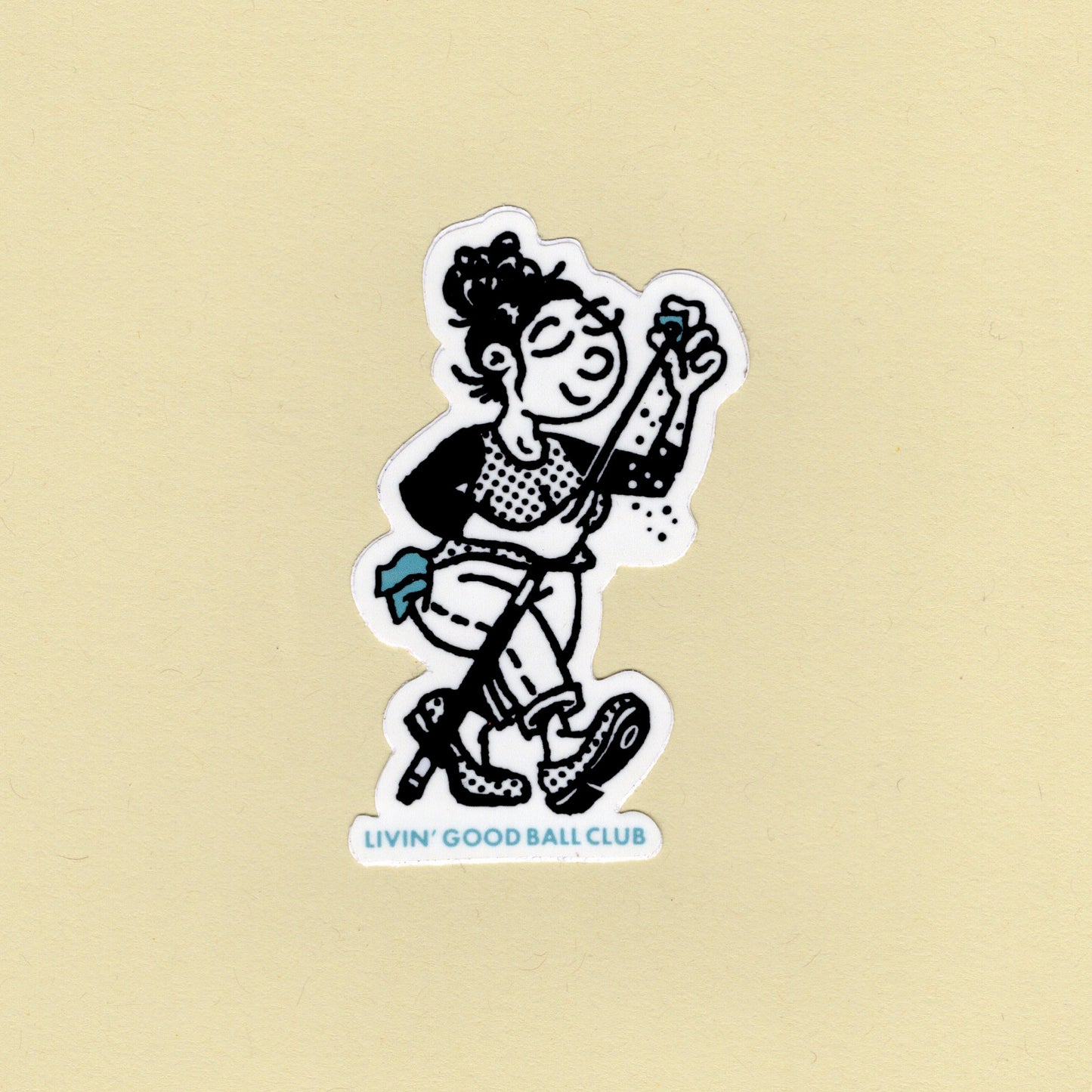 Chalkin' Girl 3" sticker