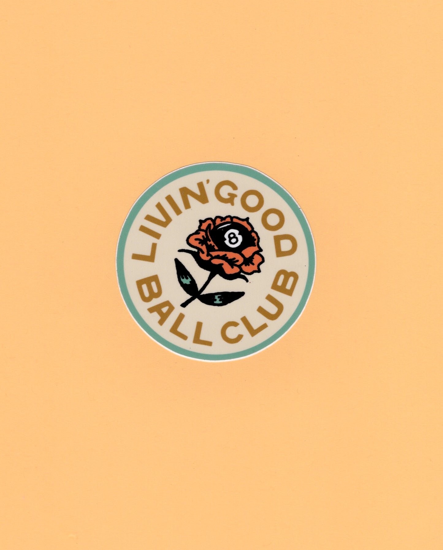 Rose Logo 3" sticker